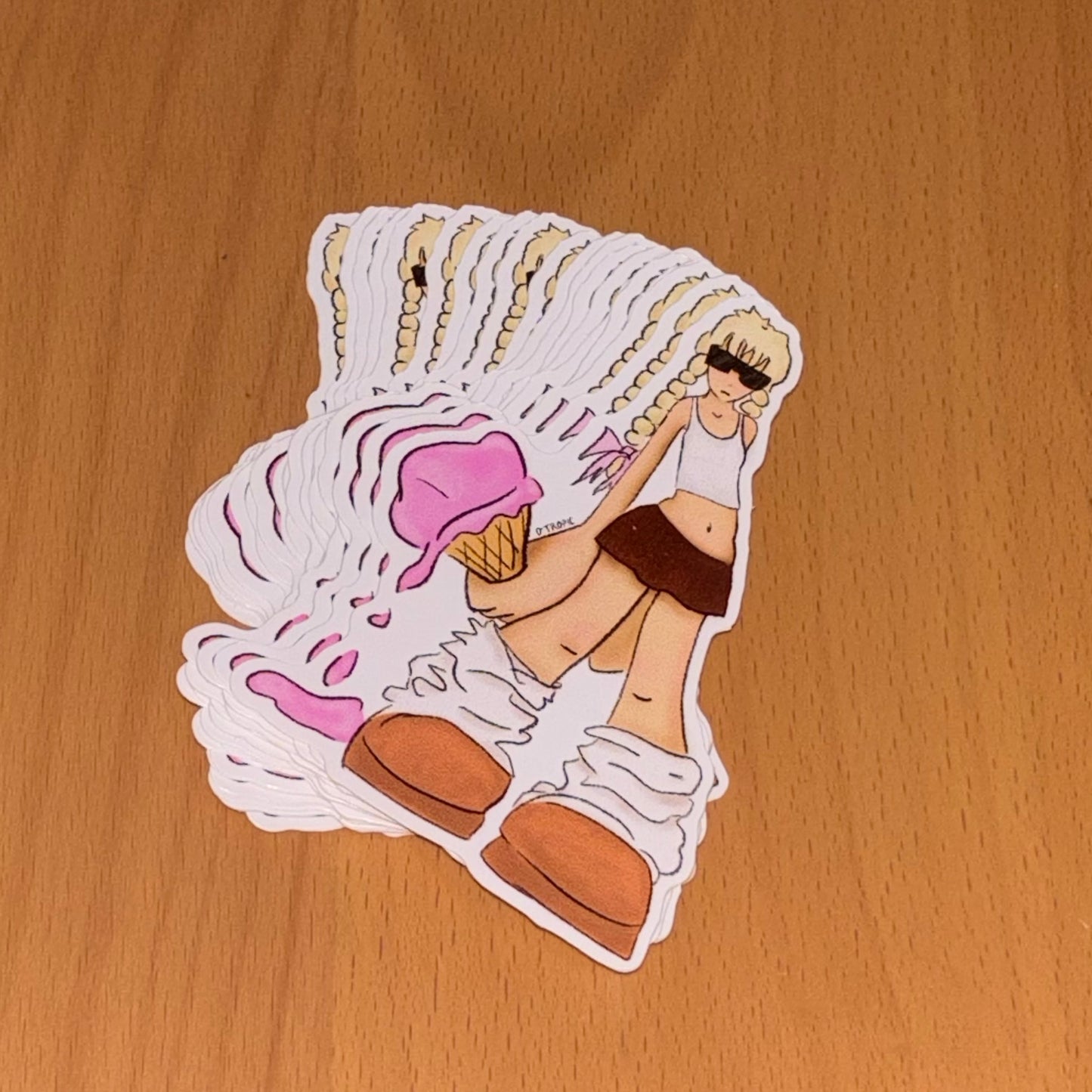 hot out - sticker